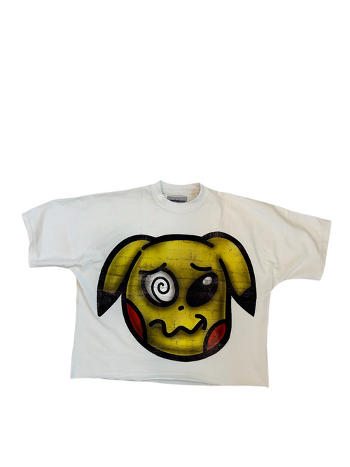 Cropped Oversized Pikachu Tees