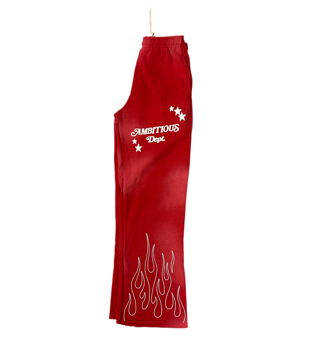 Red Ambitious Sweat Pants