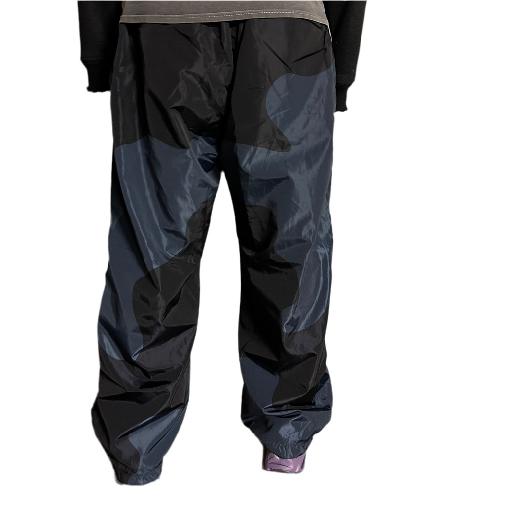Black Oversized Nylon Pants