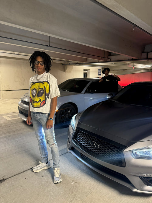 Cropped Oversized Pikachu Tees